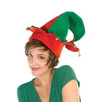 חג המולד כובע עם פעמון עבור שני מבוגרים וילדים חג המולד מסיבת כובע סנטה elf כובע