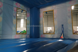 Boîte cadeau Châteaux <span class=keywords><strong>Jumpy</strong></span> 4m 5m Maison gonflable Meilleur matériel rapide REMISE - Product Image 4