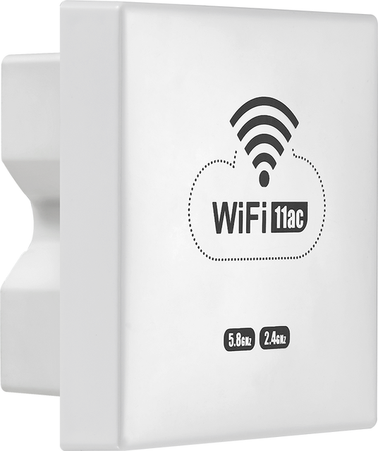IEEE802.11 ac/n/g/b 2.4&5.8ghz dual band 750Mbps 100mw 48v POE mini in wall Wifi AP