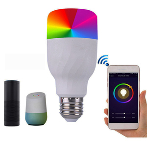Bombilla LED Inteligente con Base E27, Alimentación CA, Control por Voz con WiFi y Alexa, 16 Millones de Colores RGB, Iluminación para el Hogar - Product Image 1
