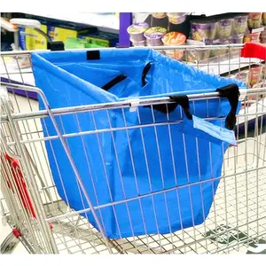 favorites simple promotional rolling shopping cart bag folding shopping cart with bag