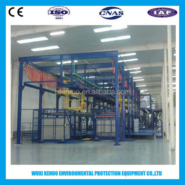 Автоматическая линия по производству гальванических деталей из АБС-пластика для автозапчастей