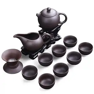 Чайный сервиз из фиолетовой глины, чайный сервиз Gongfu