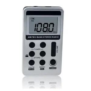 Bán Chạy Nhất Bán Buôn Tư Nhân AM FM Mini Xách Tay Pocket Radio Receiver Với Pin Có Thể Sạc Lại Cho Chạy Đài Phát Thanh Portatil