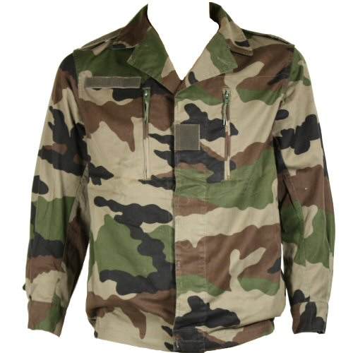 French Camouflage Herringbone F1 Personal Defense Equipment Suit