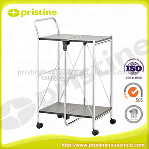 MIT đồ gia dụng bán buôn lưu trữ nhà đồ nội thất nhà bếp ống gấp xe đẩy giỏ hàng Ebay bán nhà sản xuất nhà bếp đảo xe - Product Image 2