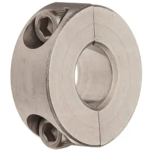 1inch Round Bore Stainless Steel Two-Piece Clamping Shaft Collar Double Split Shaft Collar