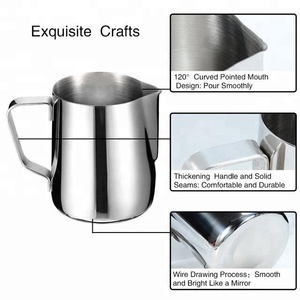 3 oz - 65 oz (100-2000 ml) In Acciaio Inox Creamer <span class=keywords><strong>Latte</strong></span> Schiuma Lanciatore - Product Image 3