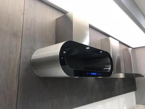 SENG New Thiết Kế Đặc Biệt Nhà Bếp Thương Mại Thép Không Gỉ Tròn Phạm Vi <span class=keywords><strong>Hood</strong></span> Với Ánh Sáng Đầy Màu Sắc - Product Image 2