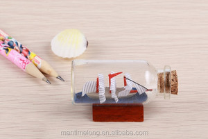 Miniaturas de Botellas Decorativas para Jardín de Hadas, Modelo de Barco, Figuras para Terrario DIY, Decoración de Paisaje Marino en <span class=keywords><strong>Miniatura</strong></span> - Product Image 5