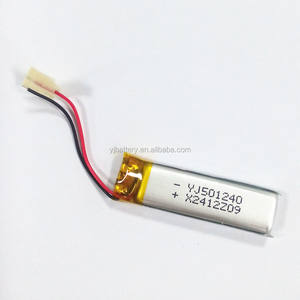 <span class=keywords><strong>3</strong></span>,7 v kleine li-polymer akku 501240 200 mah, für Bluetooth headset - Product Image 1