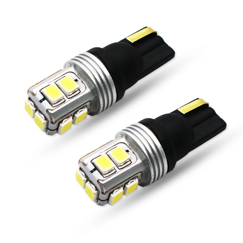 Ampoules LED Canbus T10 12V, W5W 168 194, lampe pour la plaque d'immatriculation, lampes de Position de stationnement, éclairage d'intérieur