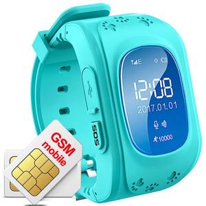 2017 Android IOS Bluetooth perdida anti SOS Tracker niños smartwatch Q50 Q60 Q100 Q90 GPS reloj teléfono inteligente - Product Image 1