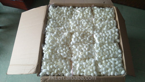 Золотистый желтый шелковый кокон, кокон с открытым ртом для ухода за кожей, шелкографический кокон - Product Image 6