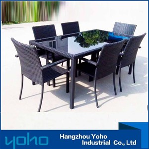 Ratán KD <span class=keywords><strong>6</strong></span> asiento al aire libre muebles de mimbre patio cubo conversación juego de comedor - Product Image 3