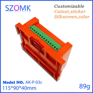 ที่มีขั้วบล็อกรางdinพลาสติกโครงการอิเล็กทรอนิกส์กล่อง - Product Image 4