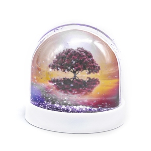 Photo Insert Plastic Snow Globe &amp; Water Globe Handmade Plastic Crafts <strong>Snowball</strong> - Product Image 3