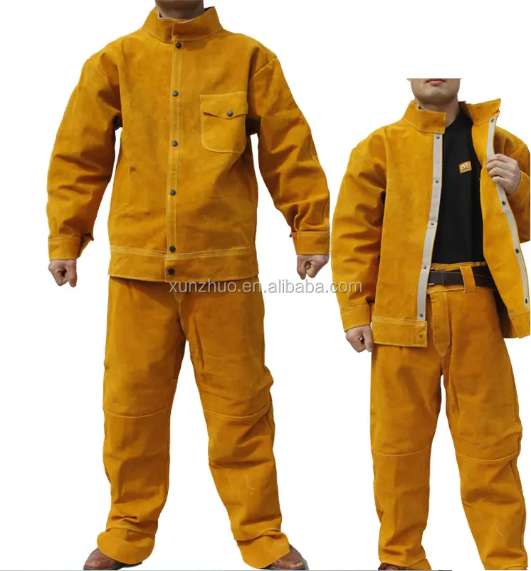 Safety Suit Pure Leather Welding Jacket FromWorkplace Safety Suppliers In China