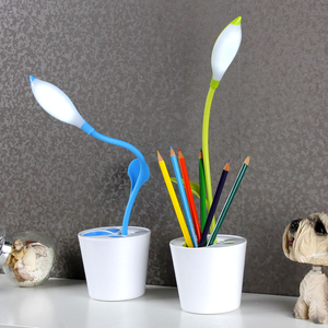 Yenilik dokunmatik LED pil kumandalı masa lambası fidan kalem-tutucu 3-Level <span class=keywords><strong>Dimmer</strong></span> ile masa lambası - Product Image 5