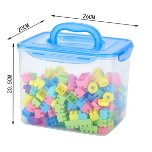 Contenedor de alimentos sin BPA, apto para microondas, congelador, lavavajillas, caja de almacenamiento de alimentos, cajas de plástico herméticas y contenedores, 3 uds. - Product Image 3