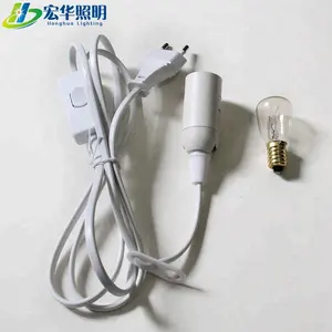 Dijual Bohlam Lampu Pijar Dasar E12 E14 Kabel Daya Lampu Garam Uk