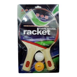 Su misura di buona qualità in legno PingPong Paddle Set da tavolo <span class=keywords><strong>Tennis</strong></span> pipistrello in gomma miglior prezzo racchetta da ping pong - Product Image 4