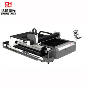 Serat Laser Lembaran Logam dan Tube Cutter 1500 W Pipa Fiber Laser Cutting Harga Mesin untuk Dijual