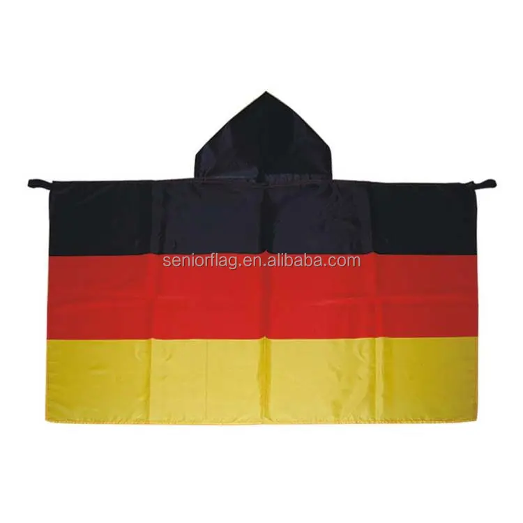 Heißer werbe Benutzerdefinierte druck wasserdicht beliebte fußball fans 3x5ft Deutschland nationalflagge kap