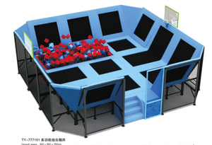 <span class=keywords><strong>Trampoline</strong></span> de saut à l'élastique de parc de <span class=keywords><strong>fitness</strong></span> commercial de grande taille pour enfants adultes de grande taille - Product Image 3