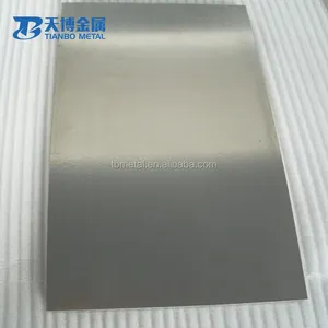 Tungsten levha 1mm 2mm 3mm 5mm sıcak haddelenmiş 5mm parlatma tungsten plaka/wolfram levha sıcaklık fırın baoji tianbo metal