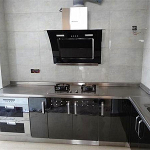 Vente flash : Mini <span class=keywords><strong>cuisine</strong></span> design en acier inoxydable avec évier, robinet, charnières, tiroirs coulissants et <span class=keywords><strong>accessoires</strong></span> - Product Image 3