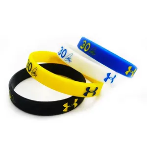 Bán Buôn Khuyến Mãi Quà Tặng Không Thấm Nước Bóng Rổ Thể Thao Stephen Curry Silicone Bracelet