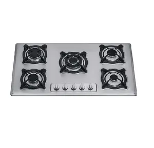 stainless steel panel gas stove for cooking use