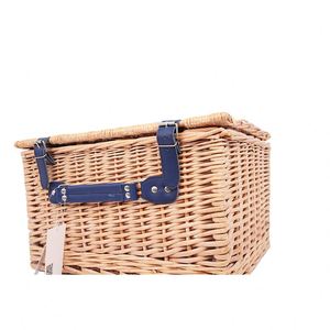 Cesto da Picnic in Vimini Personalizzato, Naturale ed Ecologico, Fatto a Mano con Copertura Antipolvere, Soluzione di Stoccaggio per Uso in Cucina - Product Image 2