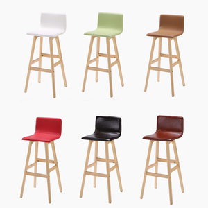 Taburete de Bar de madera con respaldo elegante más Popular a <span class=keywords><strong>precio</strong></span> competitivo - Product Image 2