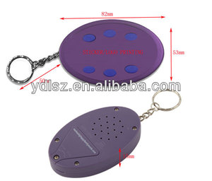 Llaveros de plástico personalizados baratos con sonido grabable - Product Image 3