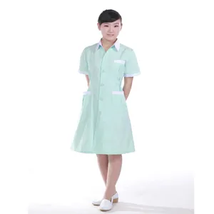 OEM 서비스 여성 디자인 간호사 화이트 유니폼 중국 제조 업체