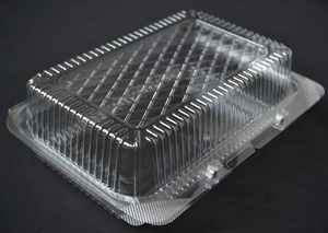 Küçük Boy şeffaf plastik gıda depolama pasta kutuları meyve paketi - Product Image 4