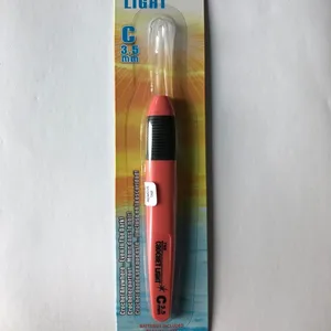 Hot Sale 1pc/Blister Packing Crochet Hook with New Design Crochet Hook with Light