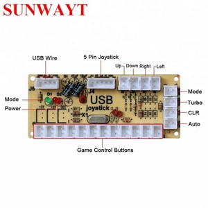 2 Người Chơi Jamma Trò Chơi <span class=keywords><strong>Arcade</strong></span> DIY Bộ Phận Kit Bao Gồm Không Chậm Trễ Bộ Mã Hóa USB Tự Làm 4/8 Cách Phím Điều Khiển Trò Chơi Máy Đẩy Nút - Product Image 5