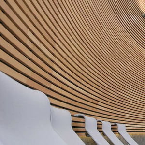 Suspendu de Plafond Acoustique Décoratif Panneau de Plafond Acoustique de Plafond de Chicane Pour Le <span class=keywords><strong>Stade</strong></span> De Sport - Product Image 4