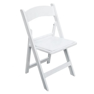 HE-087,Resin or Wood Gladiator <strong>Chair</strong> Wimbledon <strong>Chair</strong> Wood <strong>Folding</strong> Wedding <strong>Chair</strong> With Seat Pad - Product Image 1