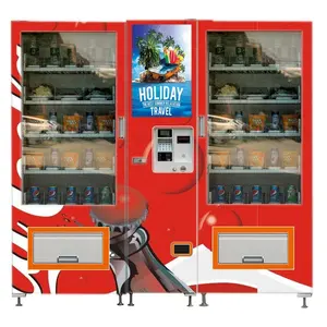 China top vending machine with LCD advertising support customized solution