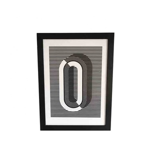 Fram Álbum de fotos de madera Imagen de exhibición Foto de madera * Sólido 30*40*1cm Negro Logotipo personalizado Marcos de fotos de moda. <span class=keywords><strong>ASW</strong></span> - Product Image 2