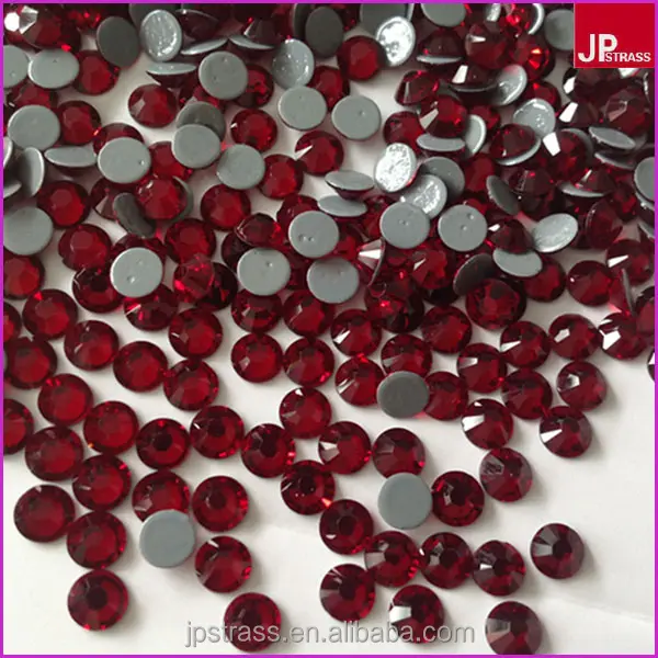 Korean 6A Grade Good Feedback 10ss dark siam crystal Hotfix Rhinestones For Garment From China Manufacturer