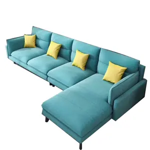 आधुनिक कपड़े अनुभागीय सोफा सेट 7 सीटों वाले फैशनेबल सोफे कमरे में रहने वाले फर्नीचर फैक्टरी आपूर्तिकर्ता अनुकूलन
