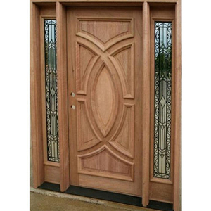 Plinthes en PVC, design de <span class=keywords><strong>porte</strong></span> en bois d'entrée principale bon marché, portes d'entrée solides - Product Image 1