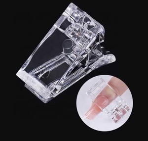 Vente en gros d'extension d'ongle de doigt LED UV pinces en plastique outil de nail art pinces à ongles - Product Image 2