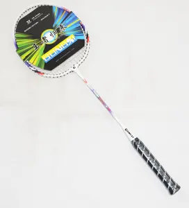 GX-6006 VIOLET kualitas tinggi aluminium & baja murah badminton raket/raket bulutangkis asli/led badminton