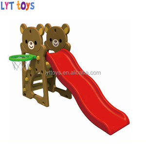 Crazy Và Phổ Biến Trẻ Em Trong Nhà Playhouse Trượt Nhựa Với Swing - Product Image 2